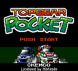 Top Gear Pocket Title Screen